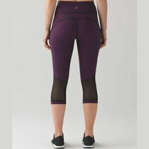 Lululemon Gear Up Crop Leggings in Score Jacquard 4